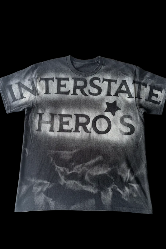 INTERSTATE HERO’S LARGE LETTER BLACKOUT T